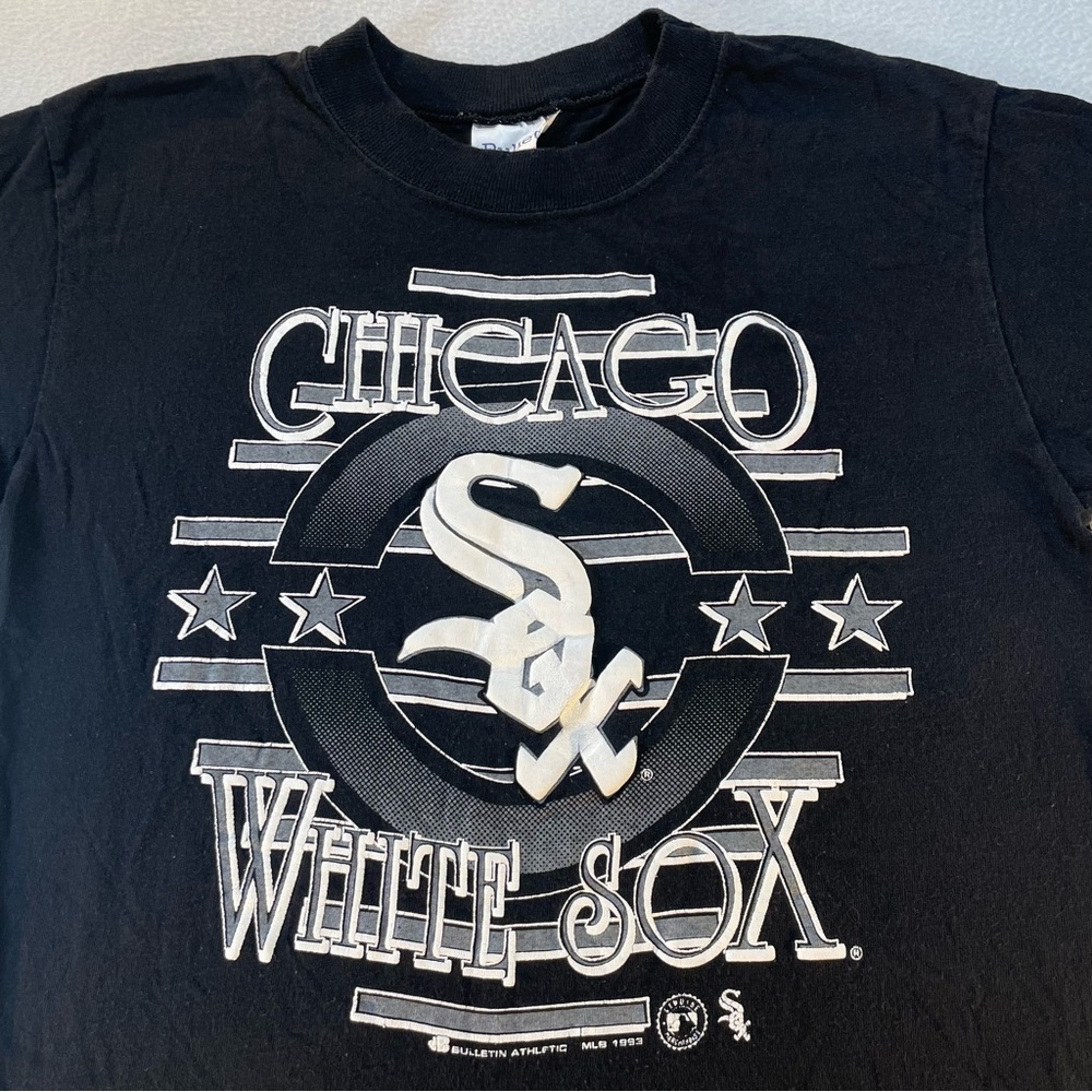 Vintage Single Stitch Kids Chicago White Sox T Shirt MLB 1993